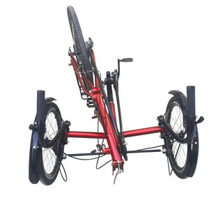 Motrike Livraison Gratuite Haute Qualité Tricycle à 3 Roues Pliante à 24 Vitesses avec Suspension pour Personnes Handicapées - Product Image 1