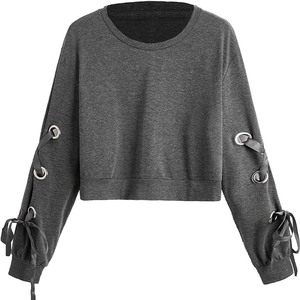 2025 mode grande taille sweat à capuche décontracté Streetwear femmes haut court à capuche vêtements sweats à capuche coton Offre Spéciale produits vêtements décontractés - Product Image 1