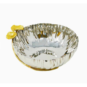 Bordure de branches en aluminium créatif et bol décoratif de table martelé en argent décor à la maison bol poli pour la meilleure vente - Product Image 6