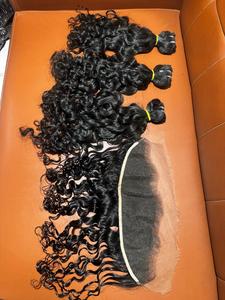 Extensiones de Cabello de Donante Único, Patrón Rizado, Cabello Humano Indio Natural, Paquetes de Cabello al Por Mayor, Precio Directo de Fábrica - Product Image 3