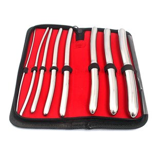 Ensemble de 8 dilatateurs Hegar en acier inoxydable (3mm à 18mm) pour la massothérapie et les soins personnels, instrument médical. - Product Image 2