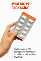 Complément Booster Immunitaire Propolis de Santé et Vitamine E Capsules de Marque Privée à Base de Produits Apicoles