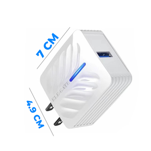 Nuovo Caricabatterie Quick Charge 3.0 con Connettore V8, Adattatore 5V/2.4A per Telefoni Cellulari, Compatibile con Prese EU e US, Potenza di Uscita 12W - Product Image 4