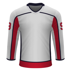Nouveau maillot personnalisable Ensemble de maillots de hockey sur glace en polyester pour hommes Vêtements de sport imprimés par sublimation en gros - Product Image 4
