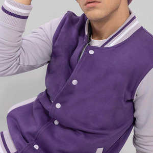 Veste de baseball pour hommes, vente flash, matière fraîche, design personnalisé, prix bas, qualité supérieure - Product Image 5