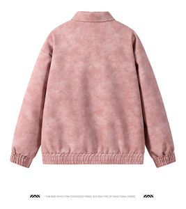 2025 nouvelle veste imperméable Streetwear Bomber OEM haute qualité fermeture éclair veste en cuir pour hommes - Product Image 6