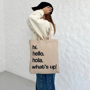 Elegante bolso de moda de algodón reciclado ecológico, diseño moderno, bolsillo versátil para uso diario, informal, todas las estaciones, viajes en la playa - Product Image 3