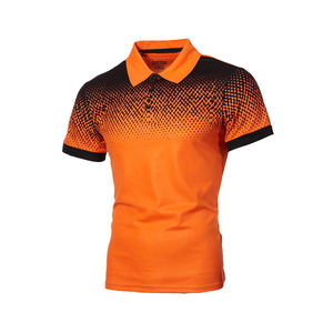 Camiseta de Verano para Hombre, Personalizada con Impresión por Transferencia de Calor, Estilo Casual de Oficina, Manga Corta, Primavera, Color Sólido - Product Image 1