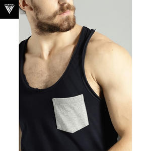 Akewal Custom Men's Fitness Bodybuilding Gym Tank Tops Venta al por mayor Compression Athletic Shirts para Summer Training Sport - Product Image 4