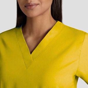 Conjunto médico para mujer Top de manga corta con cuello en V y pantalones para correr con bolsillos o enfermeras y trabajadores de la salud - Product Image 3