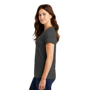 Camisetas Personalizadas de Algodón para Mujer, Cuello Redondo, Hombro Descubierto, Camisetas Bordadas con Letras, Camisetas Rosas para Mujer - Product Image 4