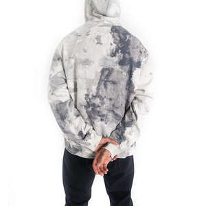 Sweat-shirt à capuche court vintage personnalisé, délavé à l'acide, unisexe, 100% coton, imprimé à l'écran, streetwear, pull-over - Product Image 2