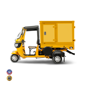 Triciclo Eléctrico de Carga con Carrocería Cerrada, 36V 200-250W, Ankara, 100-200kg, 30-50Km/h, para Transporte Urbano - Product Image 3