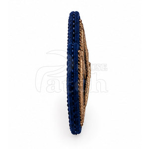 Badge brodé à la main en fil d'or, patch décoratif personnalisé à coudre pour chapeaux, vêtements et uniformes - Product Image 4