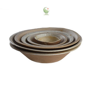 Best Selling Custom-Size Biodegradable Palm Leaf Disposable <b>Deep</b> <b>Bowls</b> Food Serving Compostable for Parties Weddings Hotels - Product Image 1