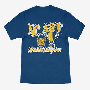 T-shirt unisexe respirant grande taille en coton premium avec logo frontal et manches courtes pour le championnat A&T – Style universitaire - Product Image 4