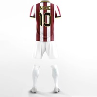 Uniforme de Fútbol Personalizado para Hombre Adulto con Colores y Logotipos Personalizados, Manga Corta, 100% Poliéster, Secado Rápido y Transpirable