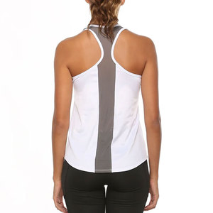 Wholesale Price <b>Women's</b> Tank Top Fitness and Yoga Workout <b>Singlet</b> Gym Wear Blank Top with Low MOQ - Product Image 4