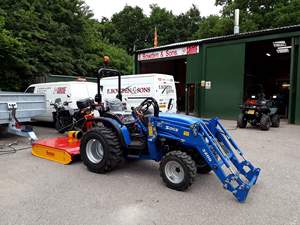 Tractor de ruedas Solis 5015 de 75HP usado para agricultura, máquina agrícola 2WD de alta potencia, eficiente en consumo de combustible, con elevación hidráulica. - Product Image 2