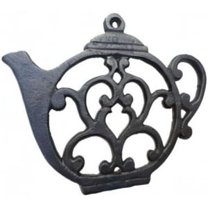 Salvamanteles de tetera de hierro de la mejor calidad, soporte de olla caliente de Metal adornado decorativo para protección de mesa de cocina y comedor, excelente precio - Product Image 2