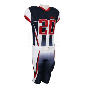 ชุดอเมริกันฟุตบอล โพลีเอสเตอร์ 100% เสื้อทีมแขนสั้น คุณภาพสูง แห้งเร็ว น้ำหนักเบา ระบายอากาศได้ดี ซึมซับเหงื่อ - Product Image 1