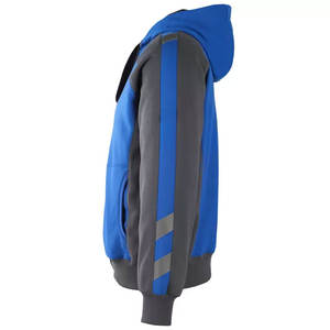 Meilleur prix pour hommes Sweats à capuche zippés bicolores haute qualité 100% coton Streetwear personnalisé pour hommes Sweats à capuche zippés pour l'hiver - Product Image 5