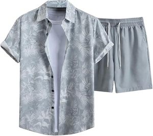 Ensemble de survêtement pour hommes en deux pièces avec logo imprimé personnalisé en usine, t-shirt et short graphiques pour hommes, ensemble de survêtement d'été pour hommes - Product Image 5