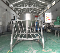 Homogénéisateur KinYo 1000L pour le traitement des poudres sèches de qualité alimentaire avec moteur et boîte de vitesses