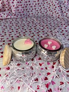 Elegant Votive Glass Mosaic Table Lamp Simple Home Decor Christmas <b>Tea</b> <b>Light</b> Holder Candle Stand for Parties <b>Battery</b> <b>Powered</b> - Product Image 4