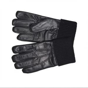 Gants tactiques en cuir de vache doux, coupe-vent, travail chaud, écran tactile, gants d'hiver à froid - Product Image 5