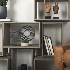 ที่คั่นหนังสือรูปนกยูงขนนกใหญ่พิมพ์ลายวงแหวนคู่ งานแฮนด์เมดโลหะรูปสัตว์สุดหรูหรา ของตกแต่งภายในบ้าน สไตล์โบราณ เหมาะสำหรับงานแต่งงาน - Product Image 5