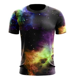 T-shirts de fitness à manches courtes en coton et fibre de bambou pour hommes, différents modèles de vêtements d'extérieur, tricotés - Product Image 2
