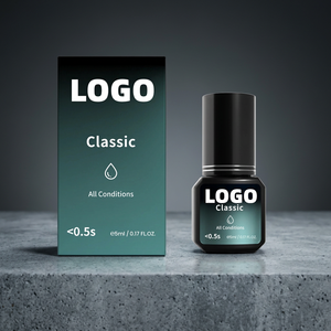 Pegamento Coreano Vegano para Extensiones de Pestañas, de Secado Rápido, Libre de Hidroquinona, Resistente al Agua y al Aceite, para Todas las Condiciones - Product Image 1