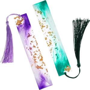 Marcapáginas de resina creativo de color natural, gran oferta, marcapáginas de resina, uso de estudio de lectura, producto más vendido - Product Image 2