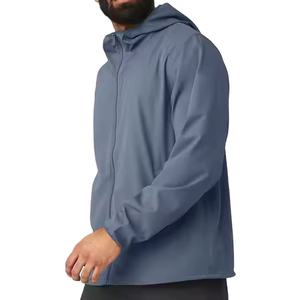 Chaqueta cortavientos ligera impermeable 100% poliéster con cremallera completa para hombres para entrenamientos de invierno deportes y uso en el gimnasio 2026 - Product Image 2