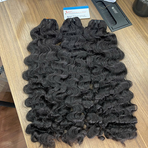 2025 grande vente cheveux crus cuticule aligné vapeur birman Extensions de cheveux bouclés direct prix usine livraison directe - Product Image 4