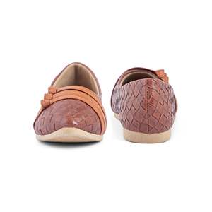 Zapatos planos marrón WN1081 - Product Image 2