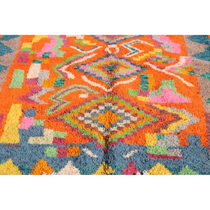 พรมแนวนามธรรมร่วมสมัยหรูหราพรมสี่เหลี่ยมผืนผ้าทำด้วยมือสำหรับห้องนั่งเล่นและห้องนอนของตกแต่งห้องโถง - Product Image 4