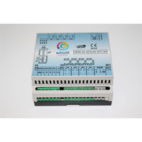 Módulo Industrial de Entrada/Salida Analógica de 8 Canales con Interfaz Ethernet Modbus TCP, Módulo de Control de Adquisición de Datos Remota PLC