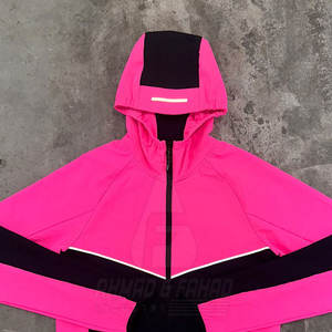 Conjunto Cortavientos de Invierno para Mujer, Resistente al Viento, Casual, de Alta Calidad, 2 Piezas, con Capucha Larga, Poliéster/Nailon - Product Image 5