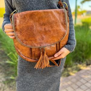 Bolso Mensajero de Cuero Vintage de Diseñador para Hombre, Venta al por Mayor, con Cierre de Cremallera LCS-0026 - Product Image 6