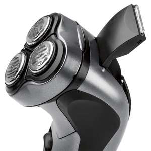 Afeitadora Eléctrica Gris con Cuchillas Triples y Dobles, Afeitadora Rotatoria de Láminas Impermeable IPX7 para Afeitado Corporal, Repuesto y Uso en Autocaravanas - Product Image 6