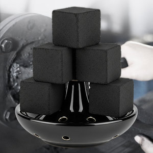 Expérience ultime de chicha Briquettes de charbon de coco naturel Daabadi pour narguilé avec chaleur longue durée Sans fumée Ultra-faible teneur en cendres - Product Image 1