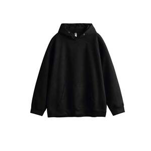 เสื้อฮู้ดโอเวอร์ไซส์สำหรับผู้ชายผ้าคอตต้อน350gsm โอเวอร์ไซส์ผ้าคอตตอนพิมพ์ลายโลโก้สำหรับฤดูหนาว - Product Image 5
