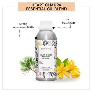 Huile corporelle thérapeutique 100% pure, mélange d'huiles essentielles pour le chakra cardiaque, Ylang-Ylang, Géranium, Bois de santal, pour hydrater et éclaircir la peau - Product Image 3