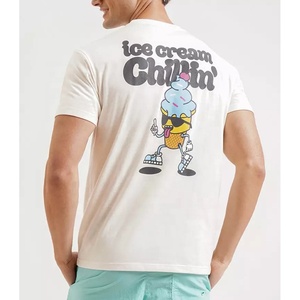 Meilleure qualité pas cher conception personnalisée à l'extérieur normal coton portant imprimé petit logo basique sonnerie t-shirt pour hommes - Product Image 2