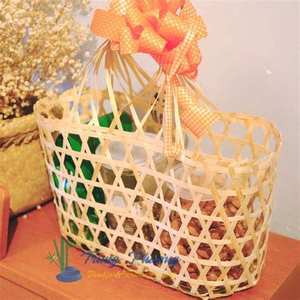 Paniers-cadeaux en bambou naturel-Emballage fait à la main et respectueux de l'environnement dans divers modèles et dimensions | Vente en gros au Vietnam - Product Image 6