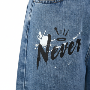 Pantalones Vaqueros Anchos Estilo Y2K, Estampado de Grafiti de Dibujos Animados, Estilo Urbano, Pantalones Cargo Holgados para Hombre con Bolsillos - Product Image 5