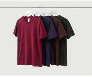 T-shirt à col rond 100% coton à la mode pour hommes fabriqués par des professionnels, respirant et confortable avec un design vierge, option grande taille - Product Image 5