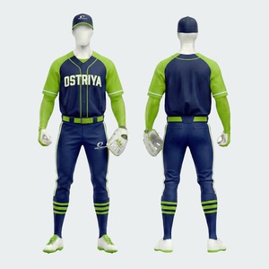 2026 Best Quality Men's <b>Baseball</b> Uniform 100% Polyester Breathable <b>Sets</b> with Private Logo Plus Size Options - Product Image 1